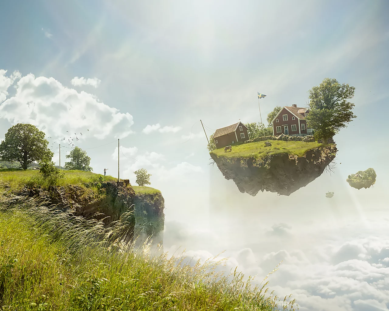 fantastic, land, out, up, home, free, breakers, sun, alltelleringet