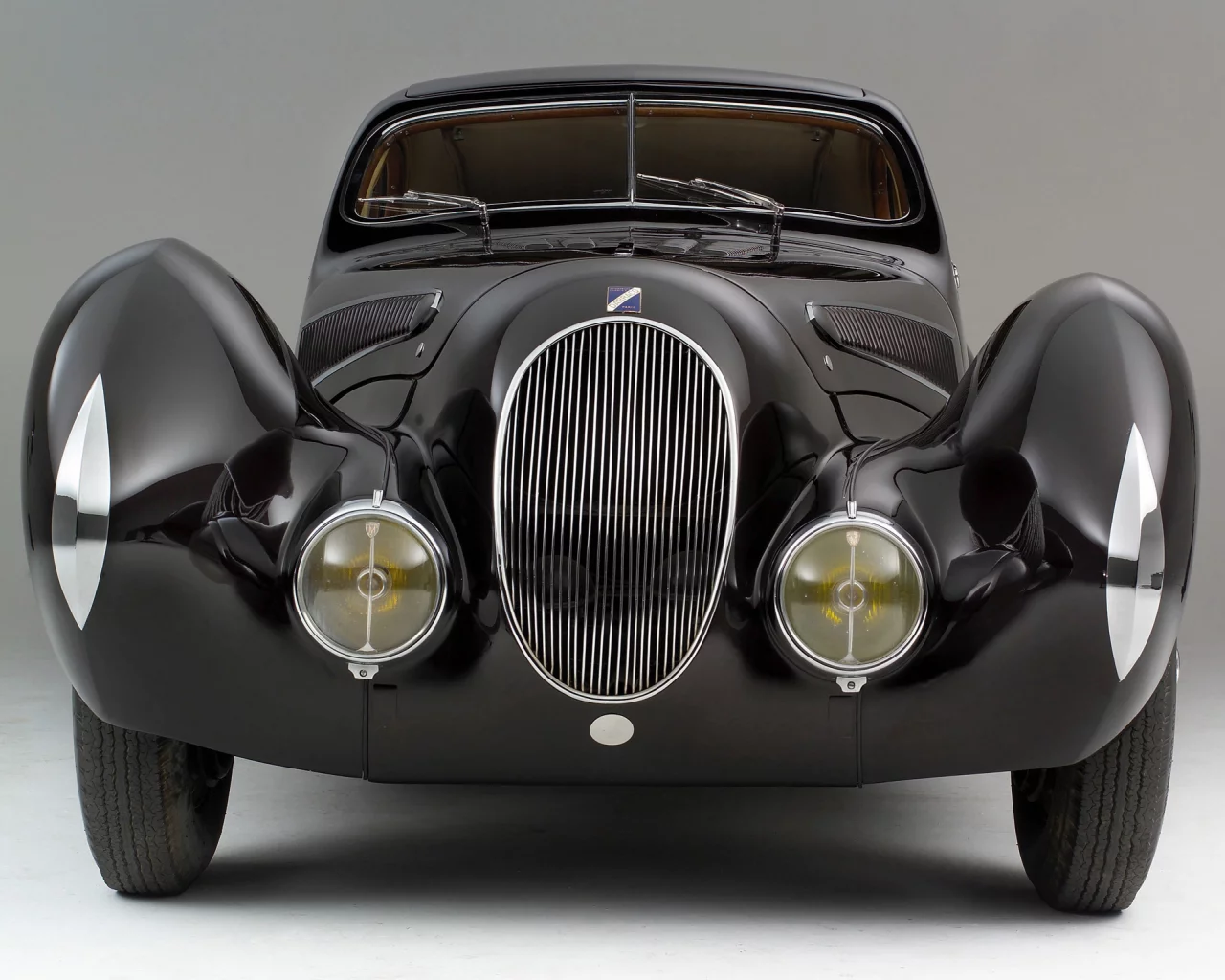 автомобиль, talbot, lago, t150css, figoni, falaschi, luxury, retro, sedan, 1938, car, room, sun, sky, dark, summer, see, front, indusrial, black, wide