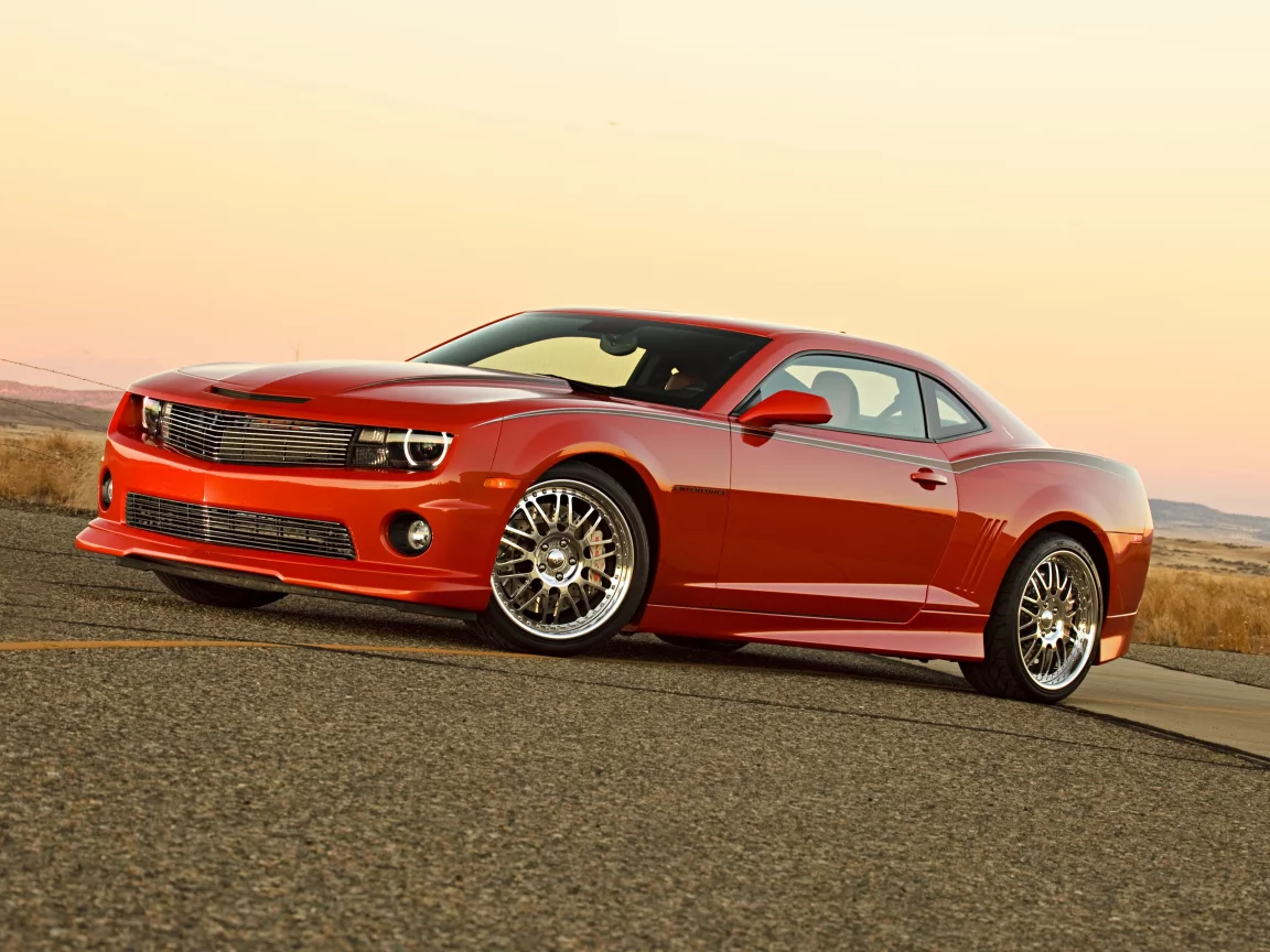 chevrolet camaro, шевроле камаро, muscle car, тюнинг, дорога, авто