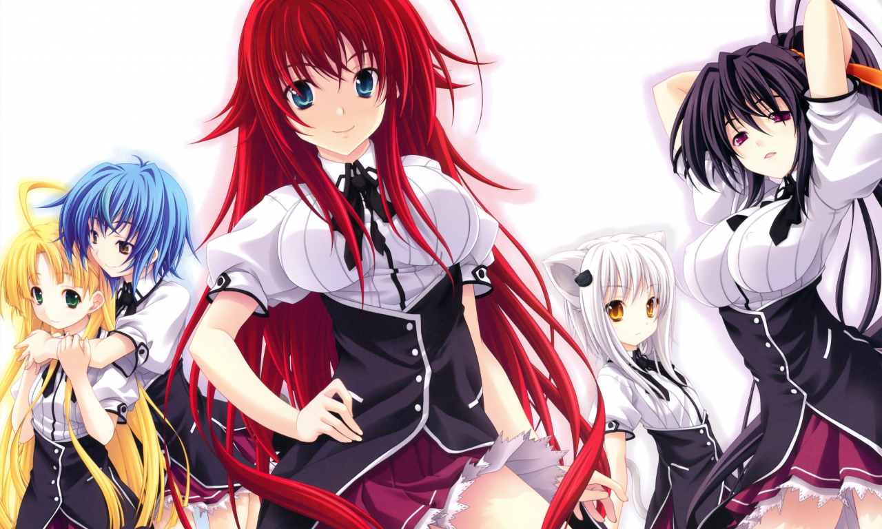 Картинка на рабочий стол highschool dxd, демонессы, anime, демоны старшей  школы, аниме 1280 x 768