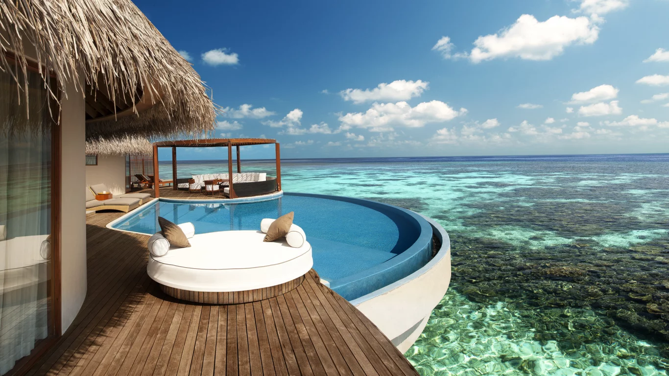 maldives, остров, океан, island, бассейн, fesdu, кораллы, мальдивы