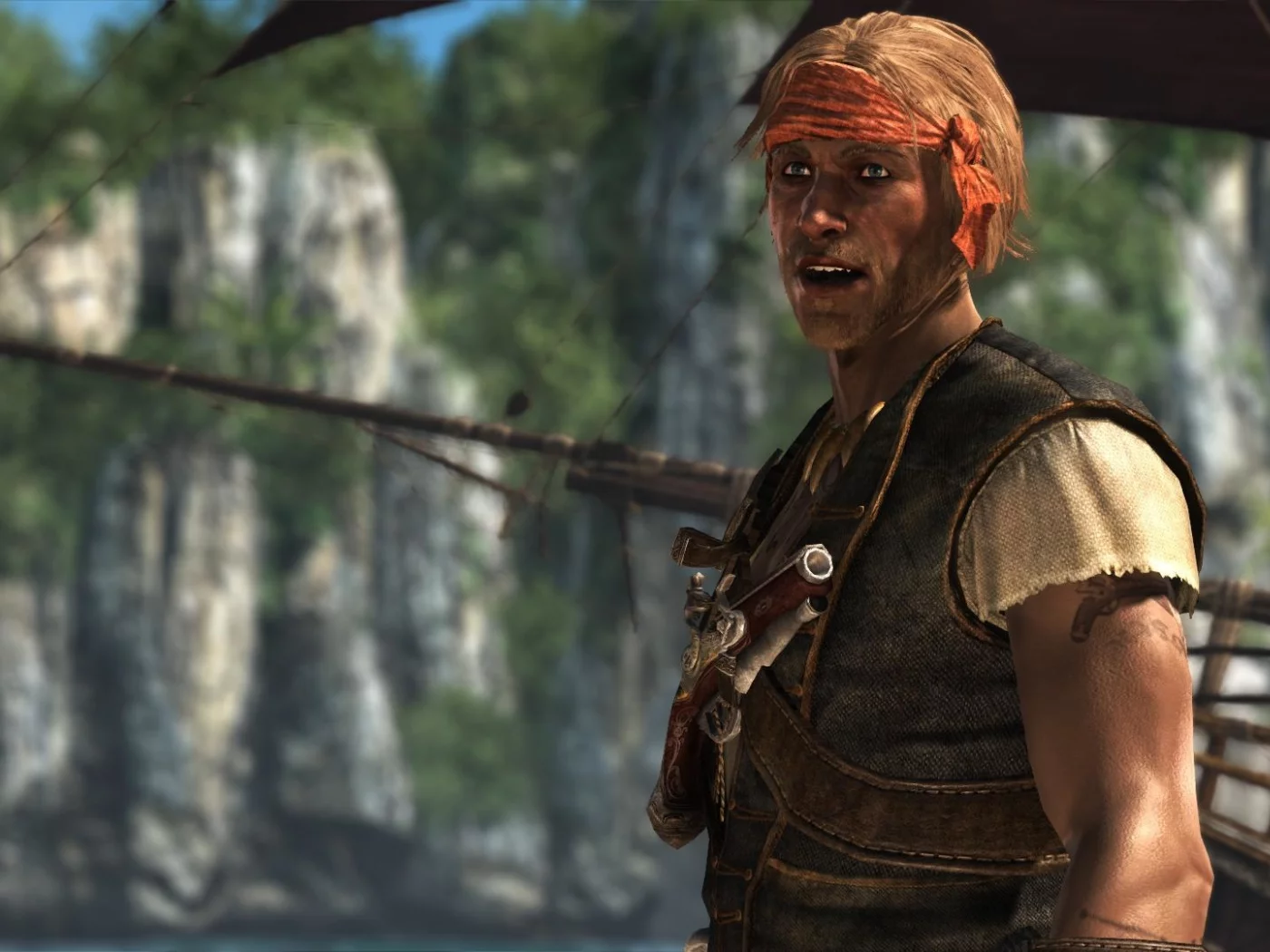 assassins creed iv, black flag, эдвард кенуэй, пират, флибустьер