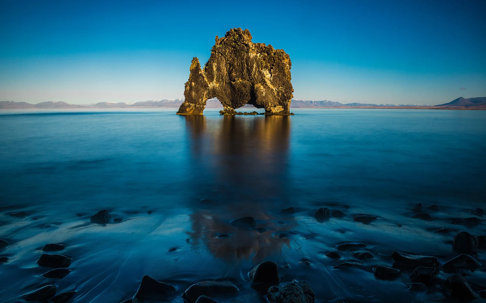 пейзаж, природа, вода, море, океан, скала, небо