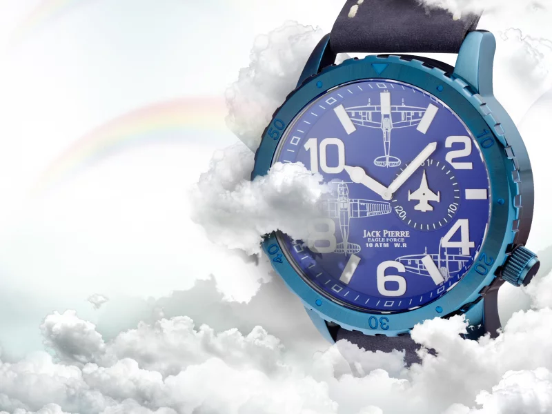 plane, blue, jack pierre, watch