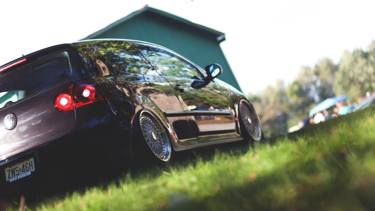 газон, трава, golf, фольксваген, гольф, volkswagen