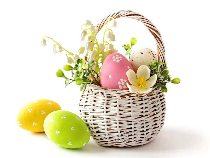 eggs, пасха, pastel, spring, delicate, весна, яйца, easter, basket, flowers
