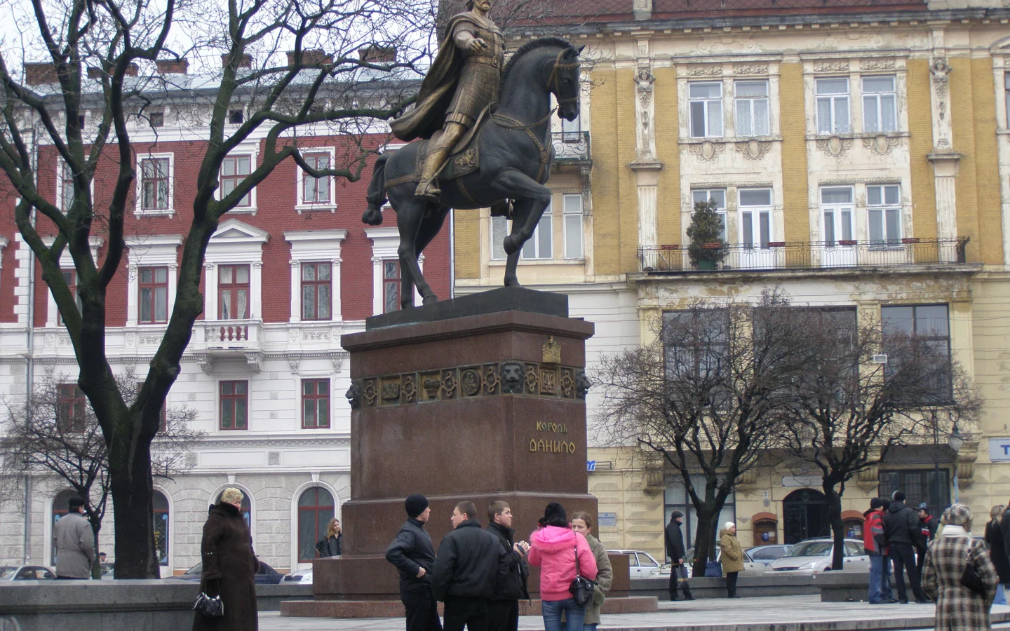 львов, площадь, памятник, данило, галицкий, 2007, год