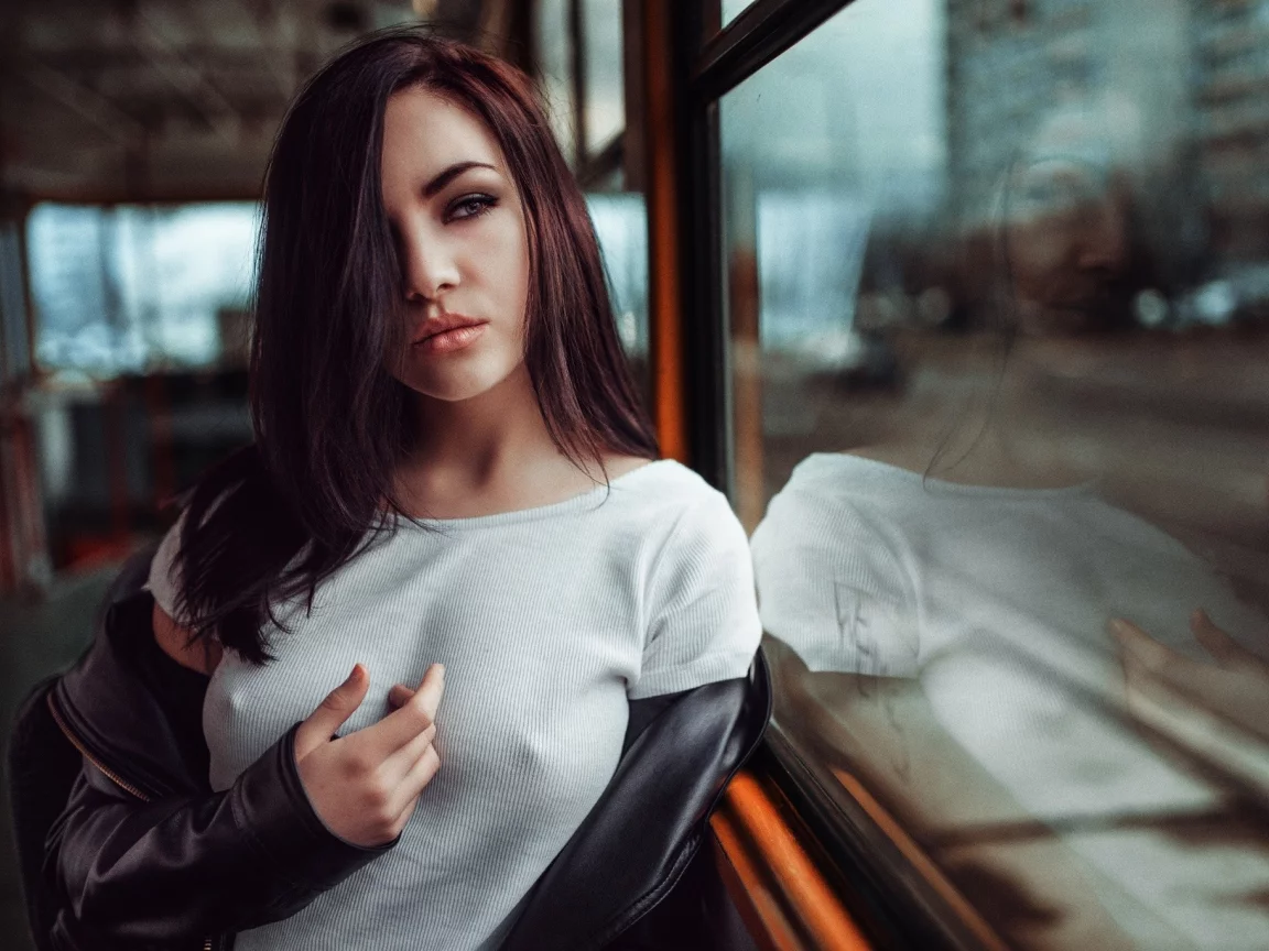 alla berger, брюнетка, девушка, модель, милая, красивая, стройная, фигура