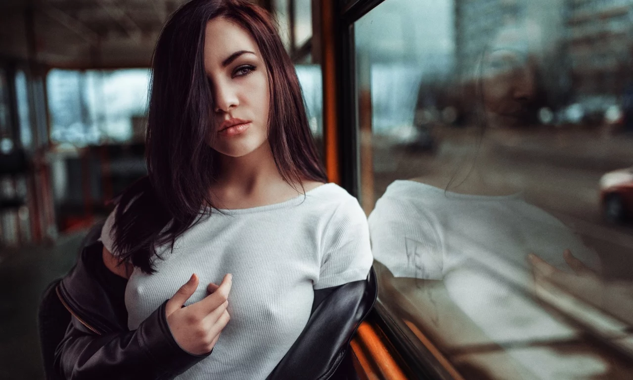 alla berger, брюнетка, девушка, модель, милая, красивая, стройная, фигура
