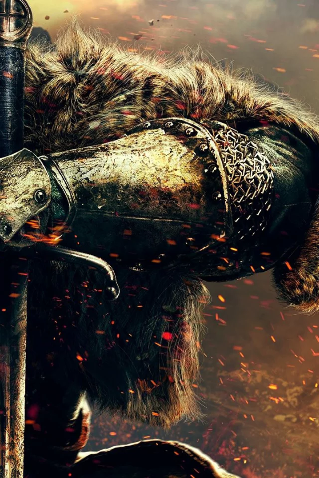 dark souls 2, меч, огонь, горы, шерсть, дарк соулс 2