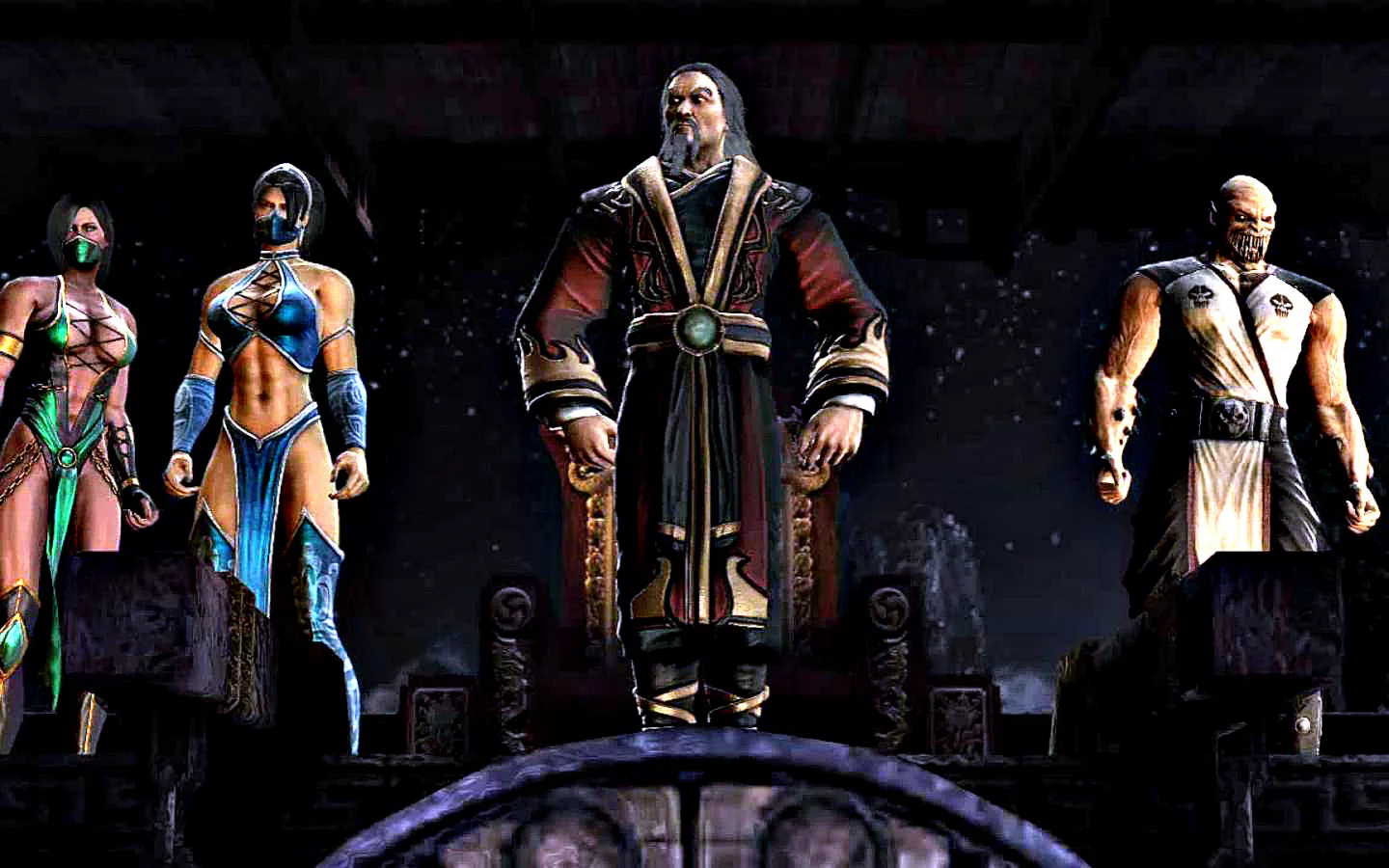 mortal kombat, бойцы, турнир, шан цунг, китана, джейд, барака