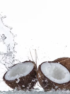 drops, кокос, вода, coconut water, sprays, капли, брызги