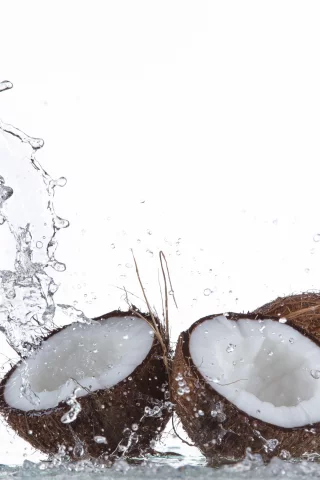 drops, кокос, вода, coconut water, sprays, капли, брызги