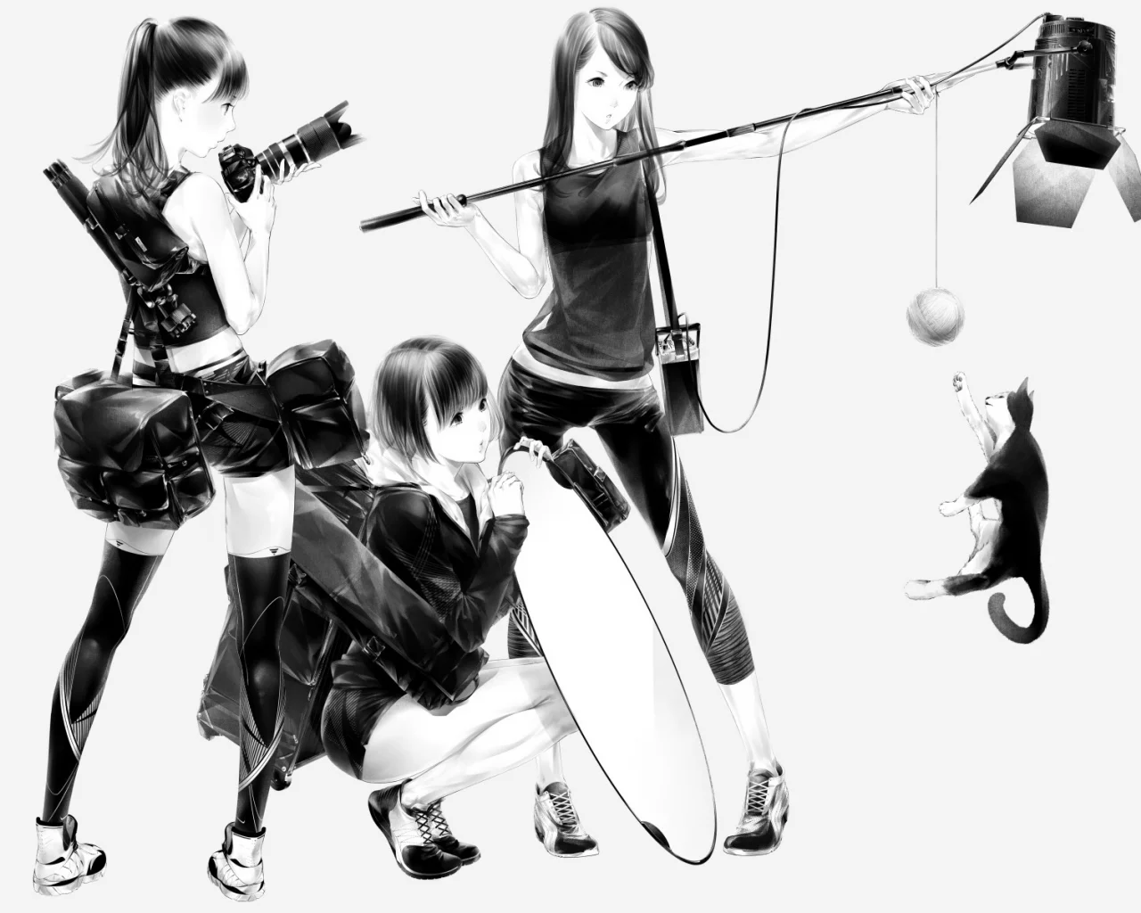 sawasawa, monochrome