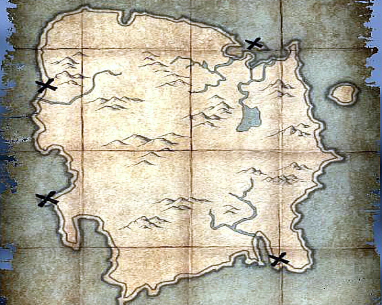 skyrim, карта сокровищ, солстейм, остров