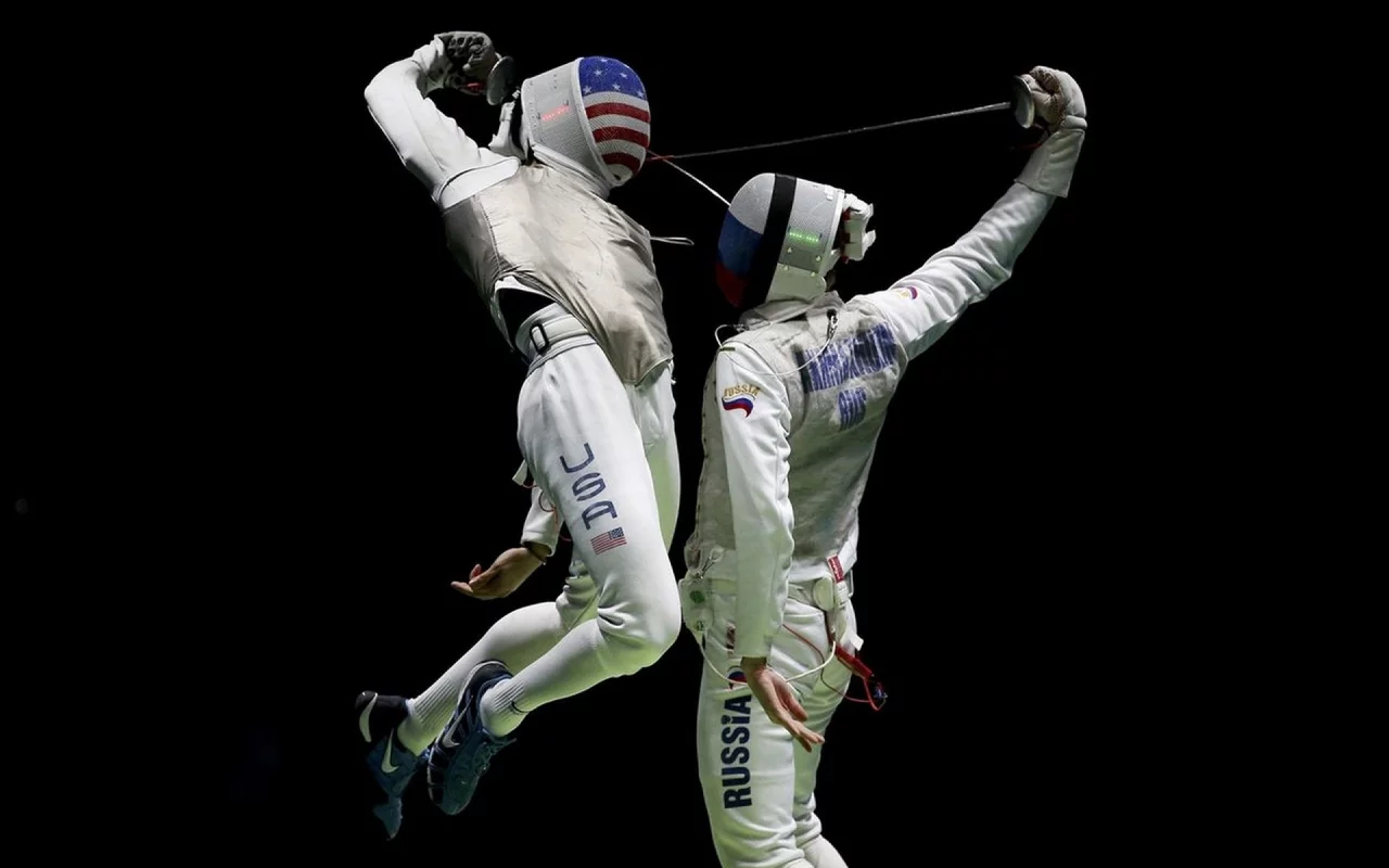 бой, чемпионы, маска, поединок, фехтование, рапира