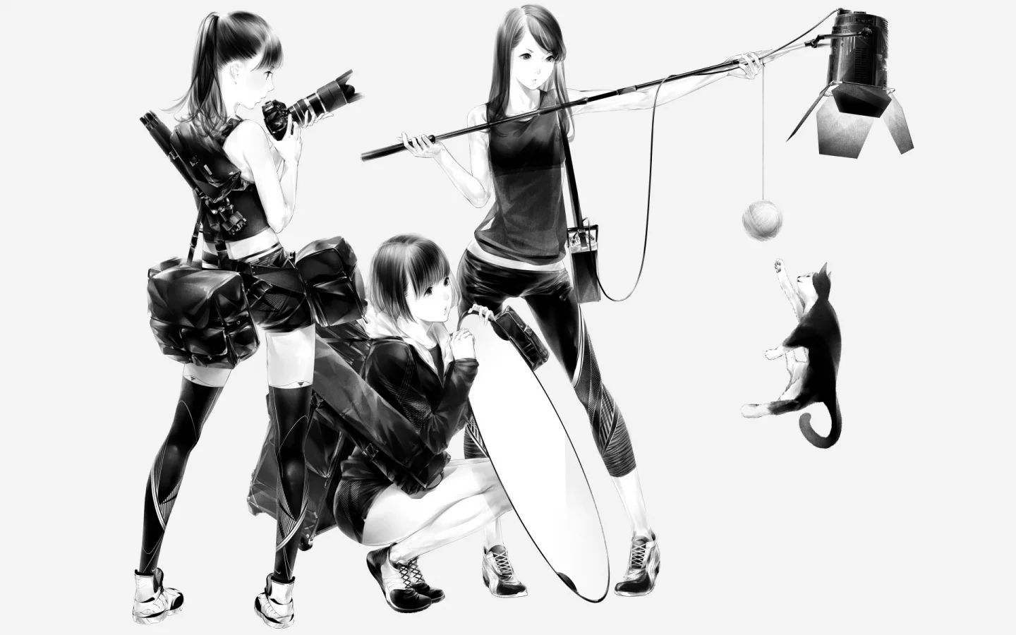 sawasawa, monochrome