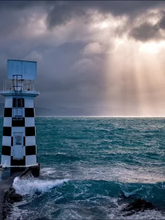 маяк, овая еландия, море