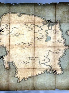 skyrim, карта сокровищ, солстейм, остров