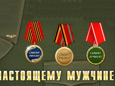настоящий, медали, мужчина