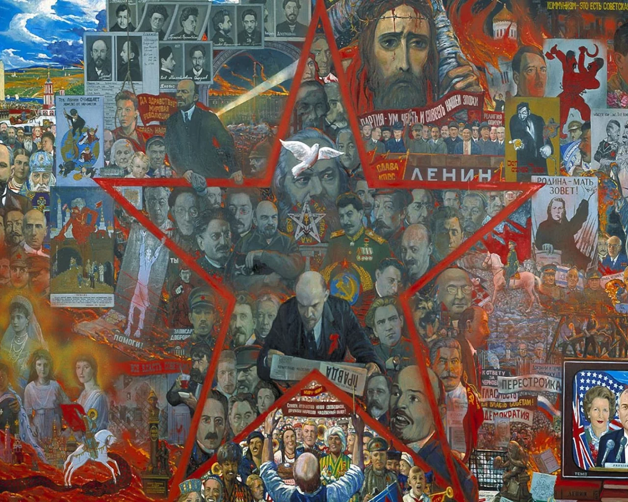 исус, ленин, горбатый