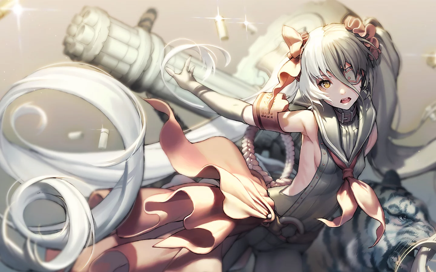 blade and soul, девушка, косы, повязка, по хваран, po hwa ran
