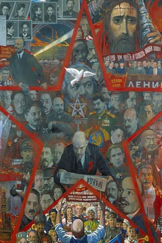 исус, ленин, горбатый