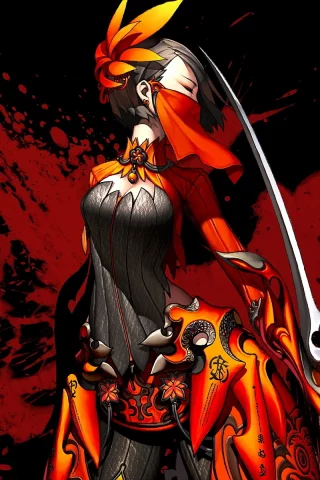 blade and soul, девушка, платье, клинок