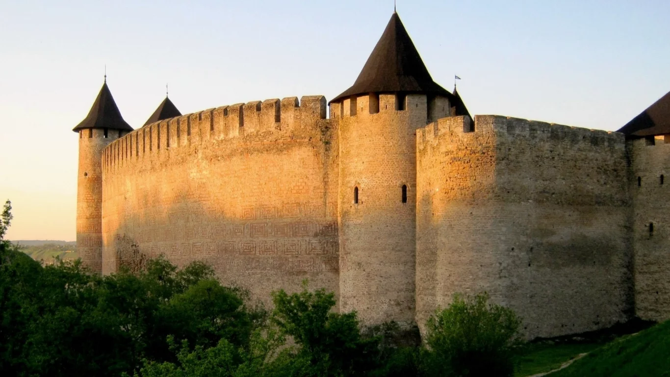 крепость, история, дорога, дерево, небо