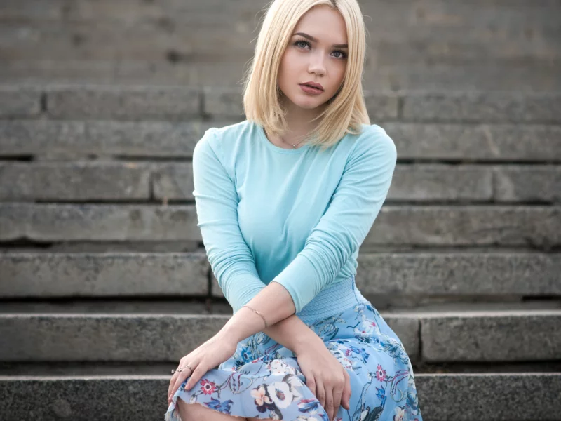 sexy, girl, blonde