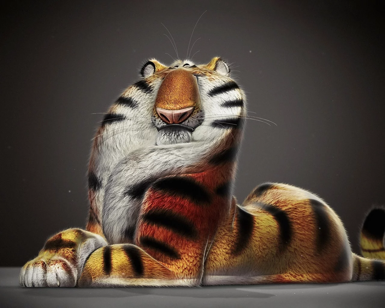 tiger, арт, рисунок, тигр