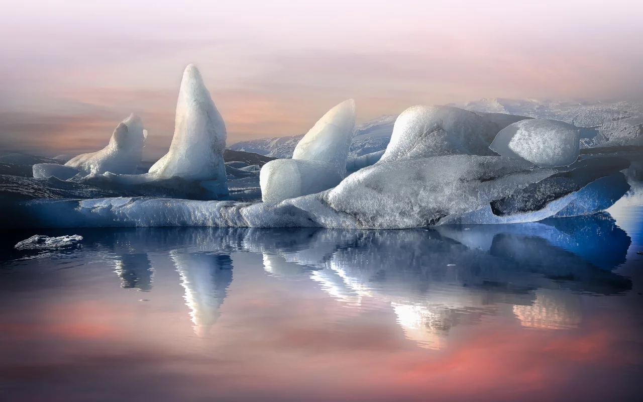 море, лёд
