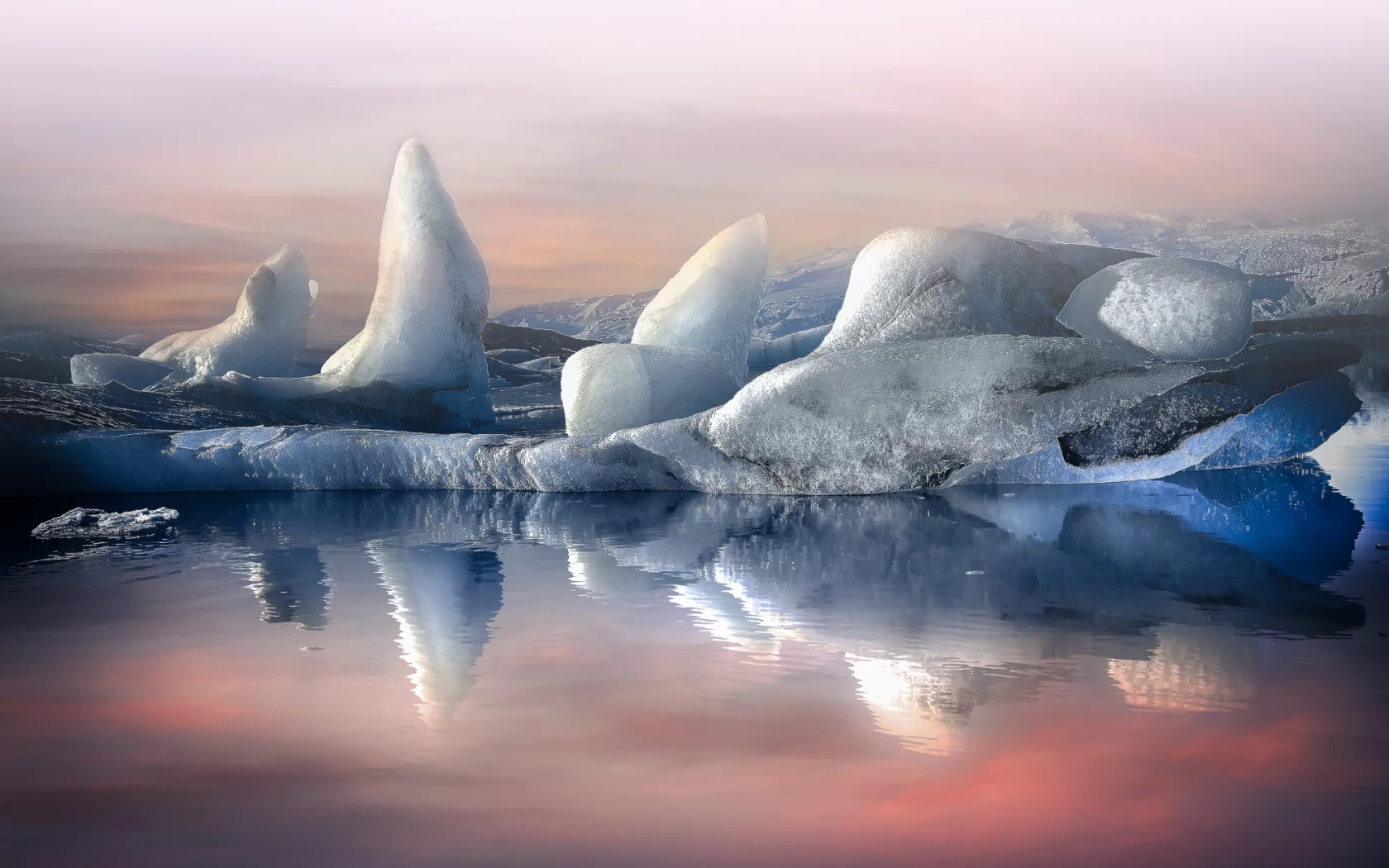 море, лёд