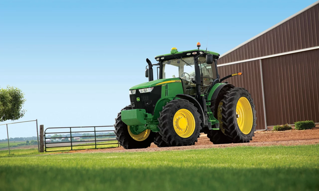 john deere, трактор
