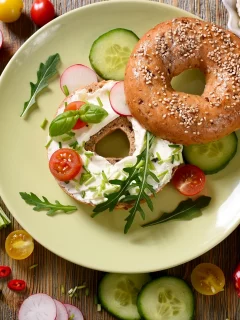 булочка, еда, соус, сэндвич, кунжут, овощи, бутерброд, перец