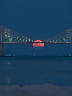 ночь, мост