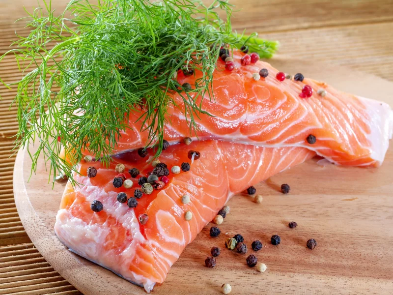 укроп, красная, fish, spices, специи, рыба
