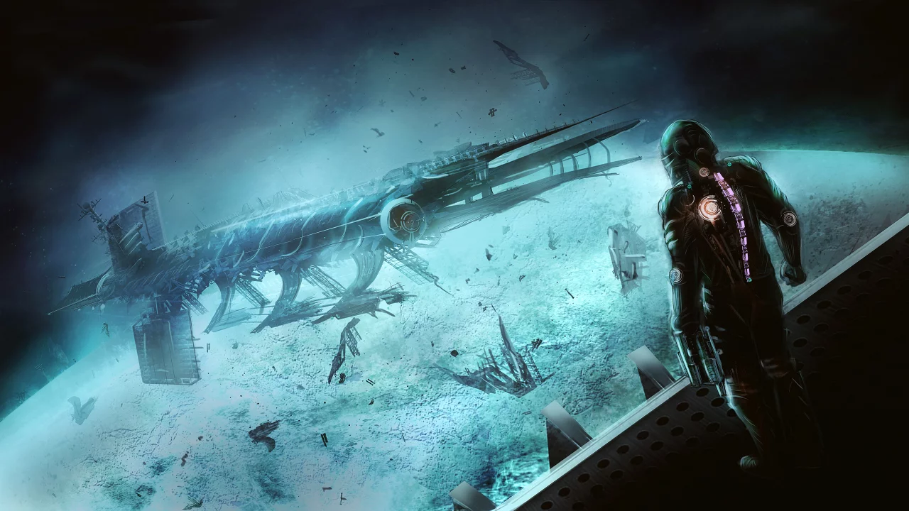 космос, скафандр, dead space, spaceship, isaac clarke