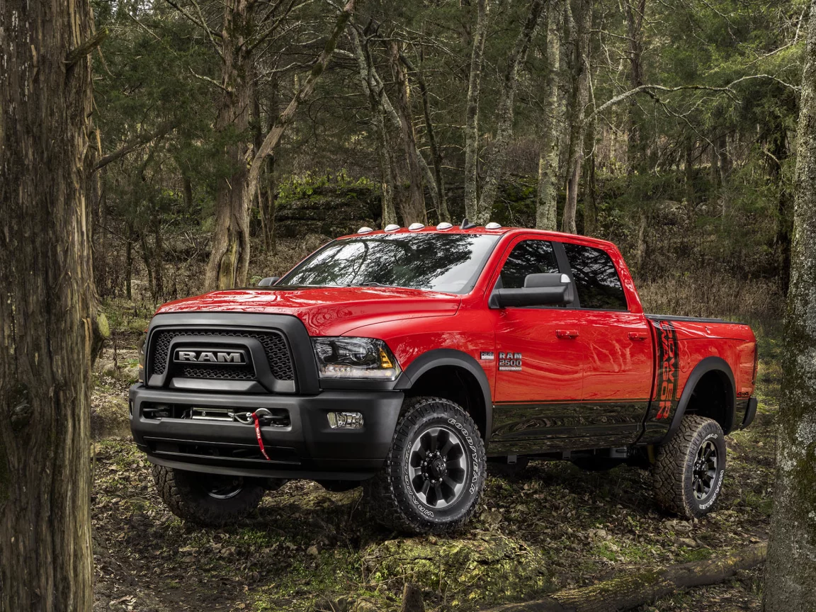 автомобиль, додж, 2500, dodge, ram, dodge2500, hemi, wagon 2017, front, three, forest, muscle, musclecar, stance, power, car, red, mod, custom, front, sky, summer, see, indusrial, modern, sun, summer, nice, wide