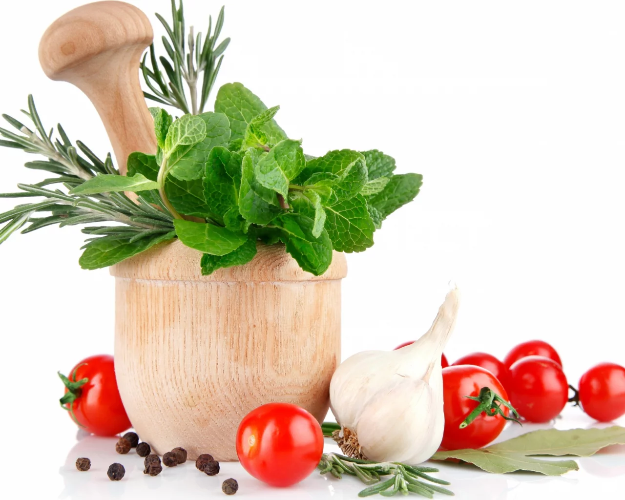 tomatoes, зелень, помидоры, специи, vegetables