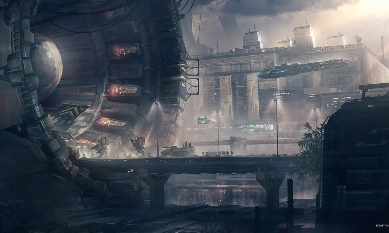 космический корабль, погрузка, космопорт, spaceship, spaceport, loading, down the turbine headquarter, planet, future, starcitizen, futuristic, artwork, planets, world, shuttle, stars, moon, shores, second, aluren, space, nice, sun, up, sky, shue1, w