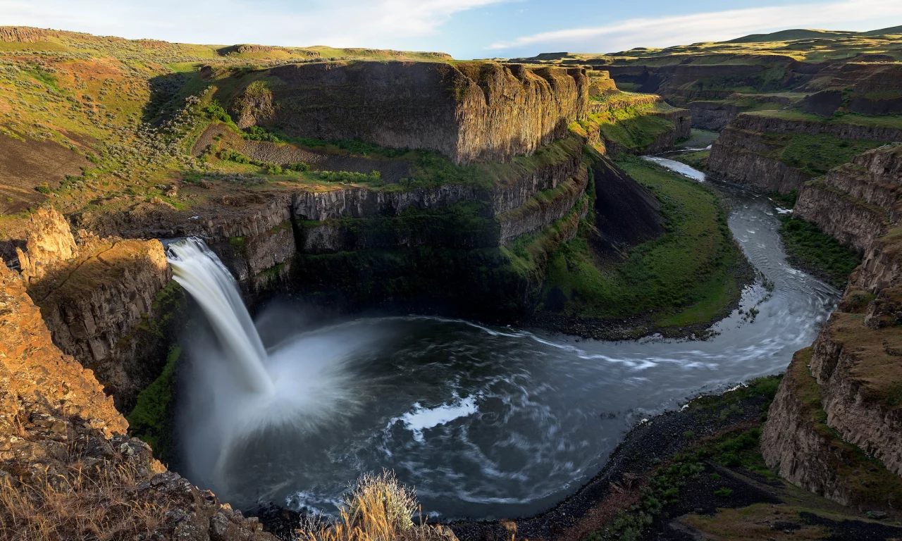 водопад, красота