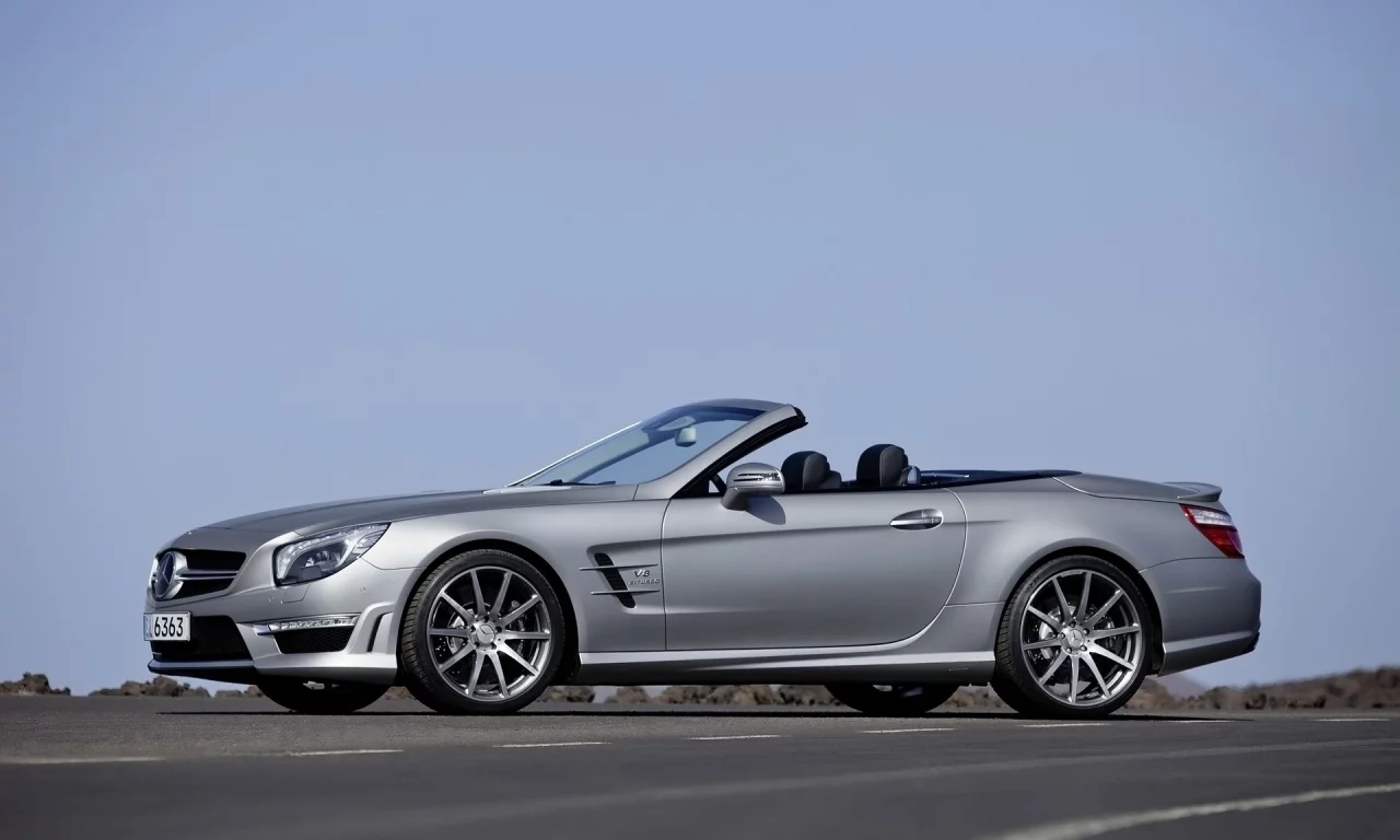 мерседес, кабриолет, amg, mercedes, cabrio, cabriolet, modern, power, mod, car, sun, sky, summer, see, indusrial, front, silver, nice, wide