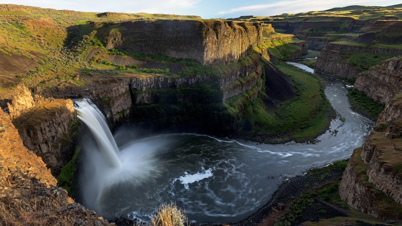 водопад, красота
