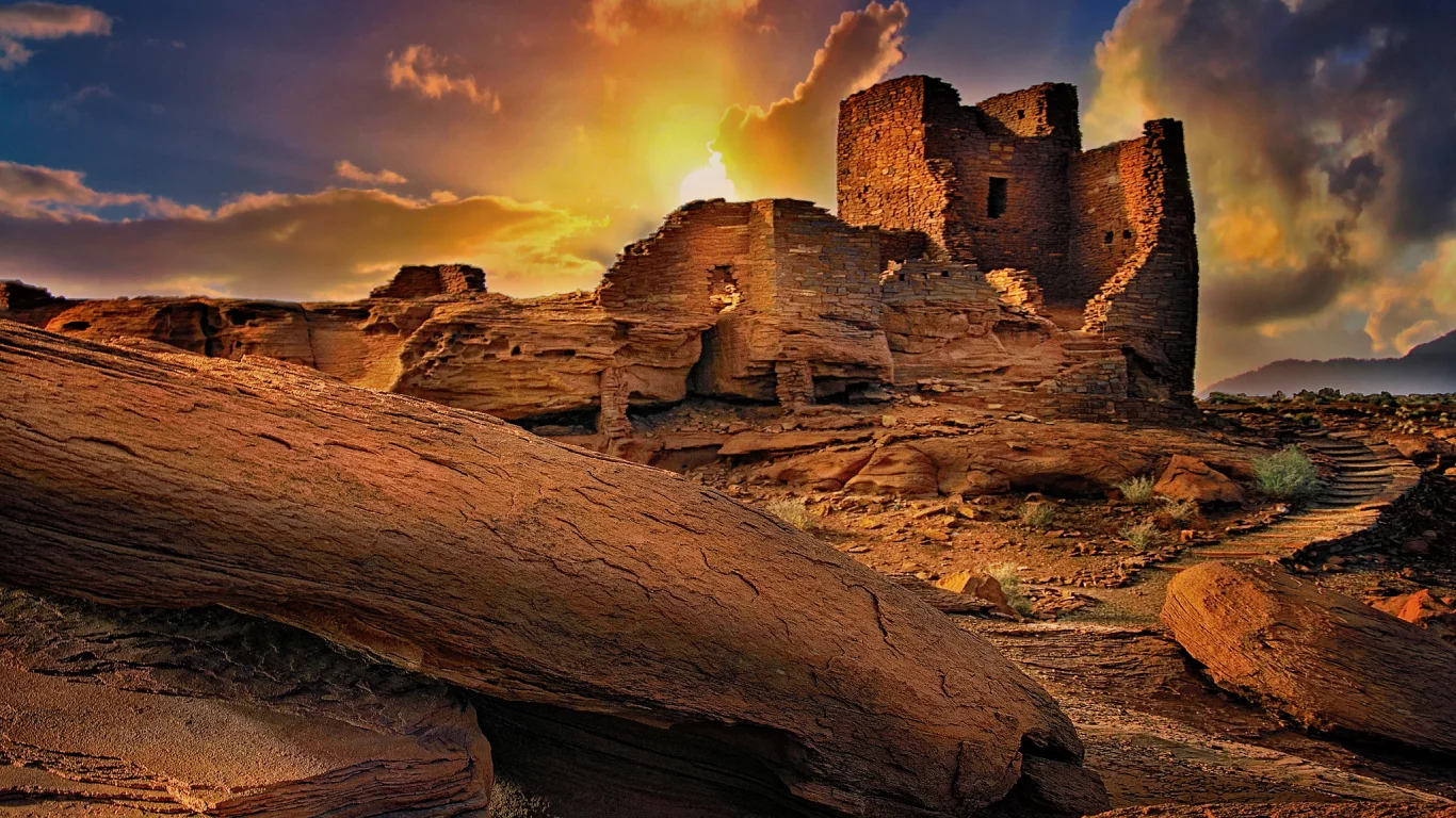 landscape, sunset, outdoor, nature