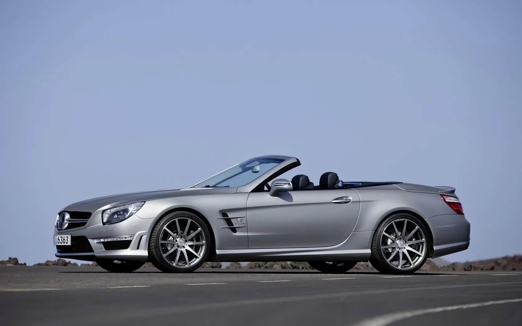 мерседес, кабриолет, amg, mercedes, cabrio, cabriolet, modern, power, mod, car, sun, sky, summer, see, indusrial, front, silver, nice, wide