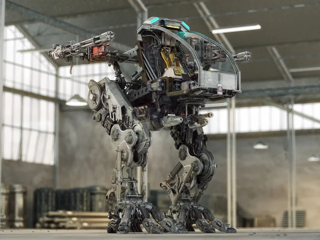 шагающий танк, лёгкий, будущее, ангар, арт, walking tank, light, hangar, mech, alexichim, tank, future, gunship, art, artwork, action, adventure, planet, armada, aero, space, see, ship, star, sky, day, sun, white, wide