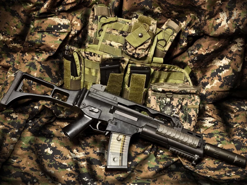 автомат, штурмовая винтовка, hk, heckler und koch, gewehr, g36c, 556mm, assault, rifle, mod, silence, gun, hand, modern, tuning, gadgets, weapon, weapons, military, machinegun, rifle, camo, gun, sun, day, see, wide