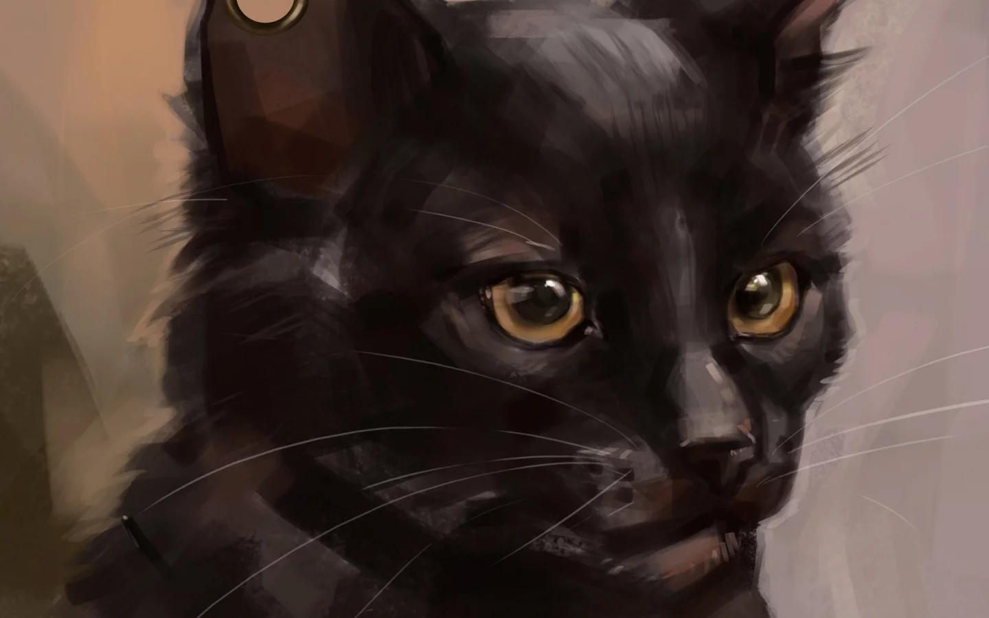 кот, рисунок