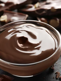 десерт, шоколад, плитки, орехи, горячий шоколад